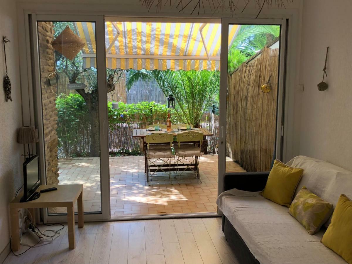 **** Beau T2 De 40 M2, Jardin De 70M2, Au Calme, A 50 Metres De La Plage Le Pradet Luaran gambar