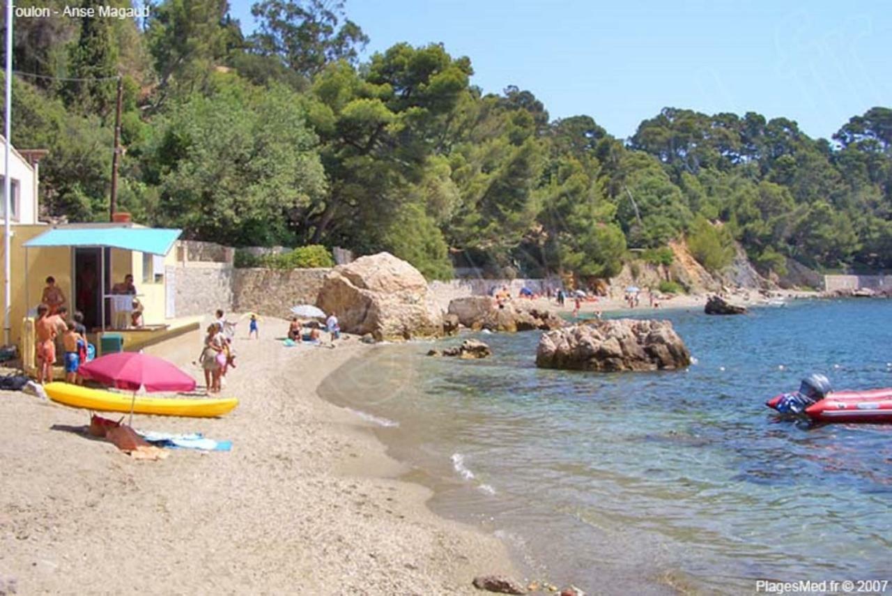 **** Beau T2 De 40 M2, Jardin De 70M2, Au Calme, A 50 Metres De La Plage Le Pradet Luaran gambar